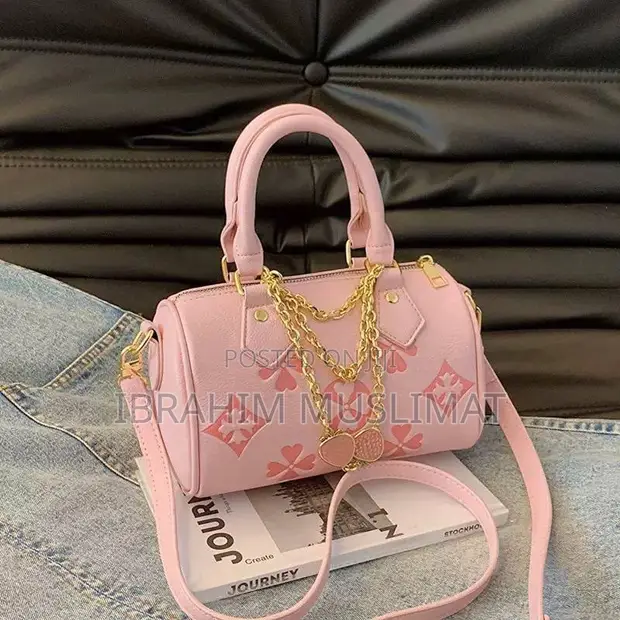 Round Chain Bag - Genuine Leather - 1