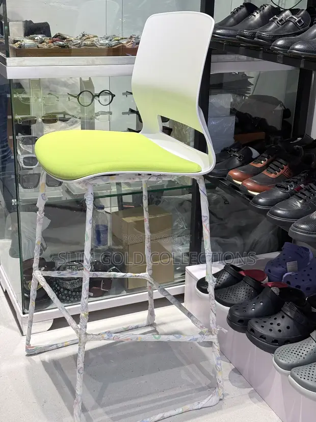 High Bar Stool - Green, Brand New - 1