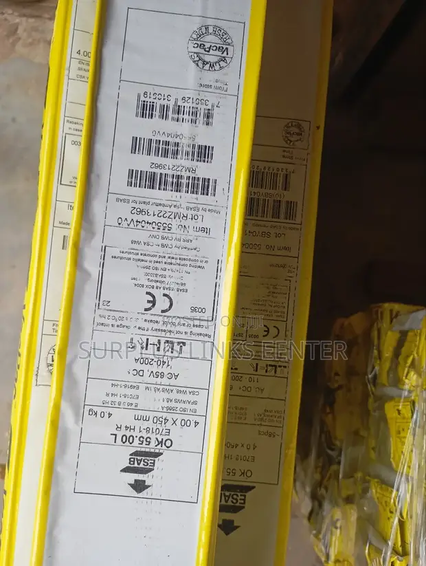 Esab Vacpac 7018 Welding Electrodes - Duk Girman - 1