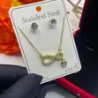 Fashionable Stainless Steel Jewelry Set - 1