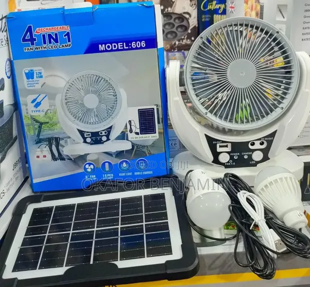High Quality 4-in-1 Solar Fan - 1