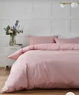 Brand New 100% Cotton Pink Bedsheet & Duvet Cover Set - 2