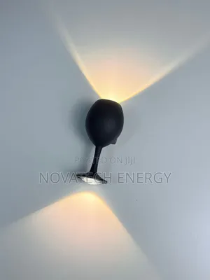 Black Wine Glass Shaped Outdoor/Indoor LED Light