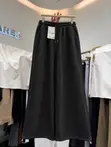 Premium Grey Wide-Leg Fleece Joggers - 2