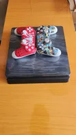 PS4 Slim with 2 Controllers and Games - 1