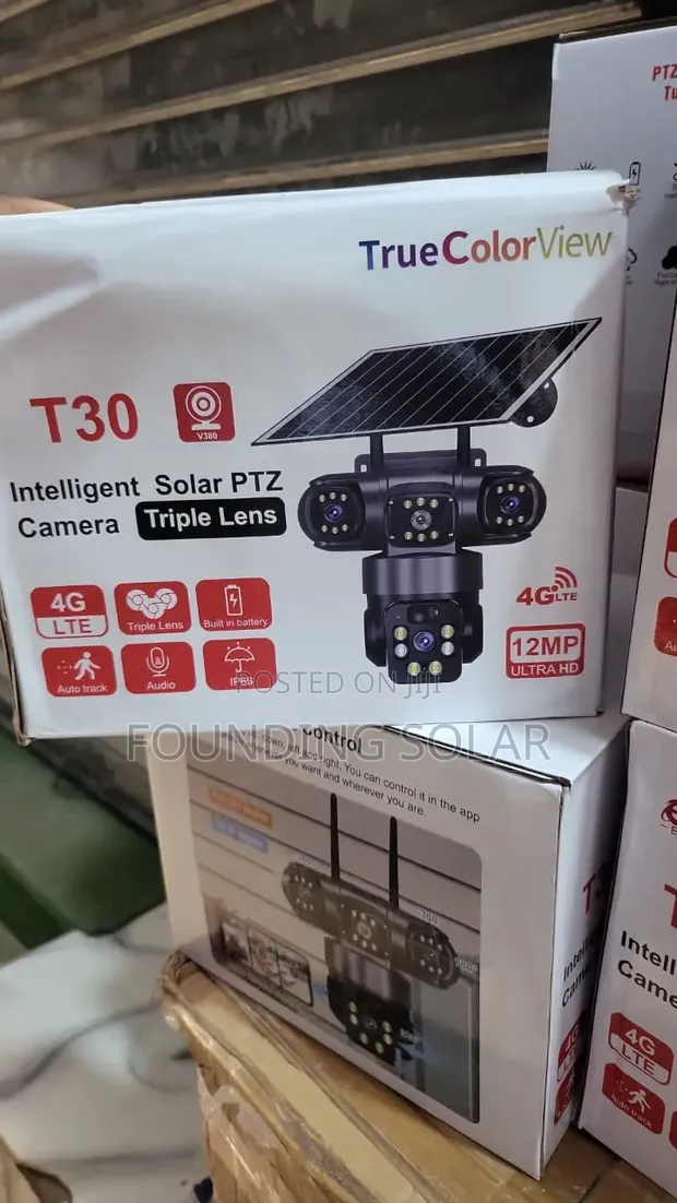 PTZ CCTV Solar Camera - Brand New - 1