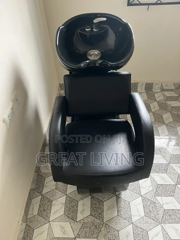 Shampoo Backwash Chair with Ceramic Bowl - 1