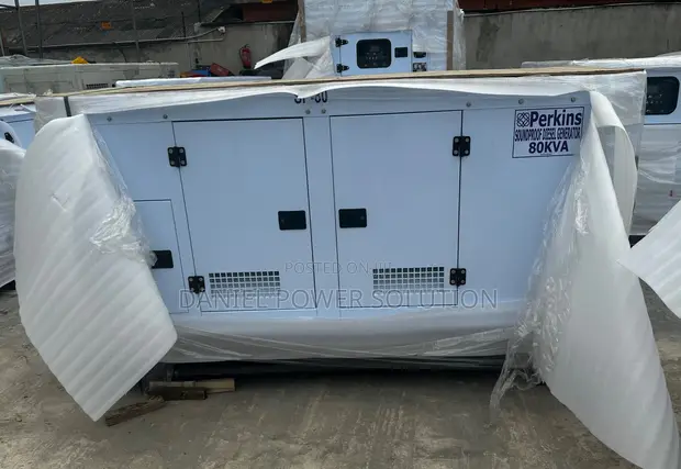 Perkins 80KVA Soundproof Diesel Generator - 1