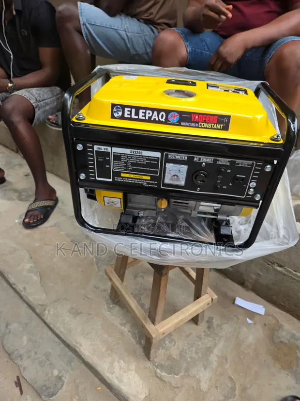 Brand New 1.5kVA Elepaq Generator for Home Use - 1
