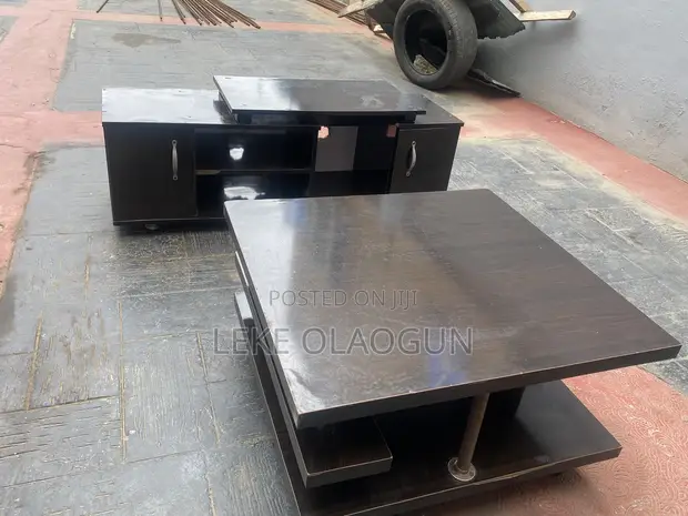 Used TV Console and Center Table - 1