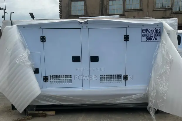 80kVA Perkins Soundproof Diesel Generator - 1