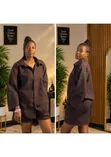 Kayan Mata 2-Piece: Set na Rigar da Guntun-wando - 2
