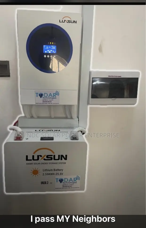 1.2kva Luxsun Inverter + 2.5kwh Lithium Battery Package - 1