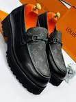 Luxury Louis Vuitton Men's Black Loafers - Brand New - 1