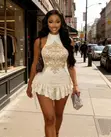 Glamour Halter Bodycon Gown - 3