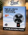 Ox Rechargeable Lithium Fan with Double Batteries - 1