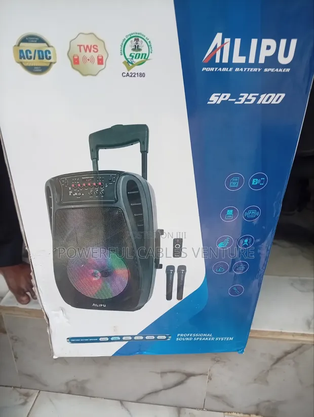 Ailipu SP-35100 15-Inch Portable Battery Speaker - 1