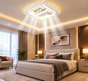 Creative LED Leafless Fan Light - 2026 Model