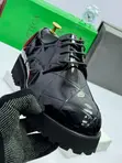 Bottega Veneta Takalmi Na Maza Na Bakin Fata Na Patent Leather Lace-Up - Sabon Abu - 5