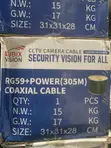 Kubix Vision RG59 Power Coaxial Cable (305m) - 2