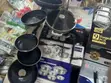 Frying Pans with Long Black Handles - 2