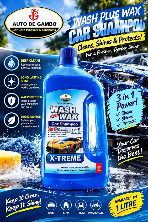 Auto De Gambo Wash and Wax - Brand New - 1