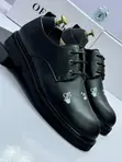 Takalmi Na Maza Na Italiya Da Aka Yi Da Fatar Baki - Salon Bottega Veneta - 1