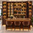 Luxury HDF Bar Wall Unit - Custom Modern Designs - 5