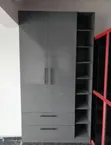 Latmus Furniture Wardrobe Closet Mai Kofofi 4 Da Fitilar LED - 2