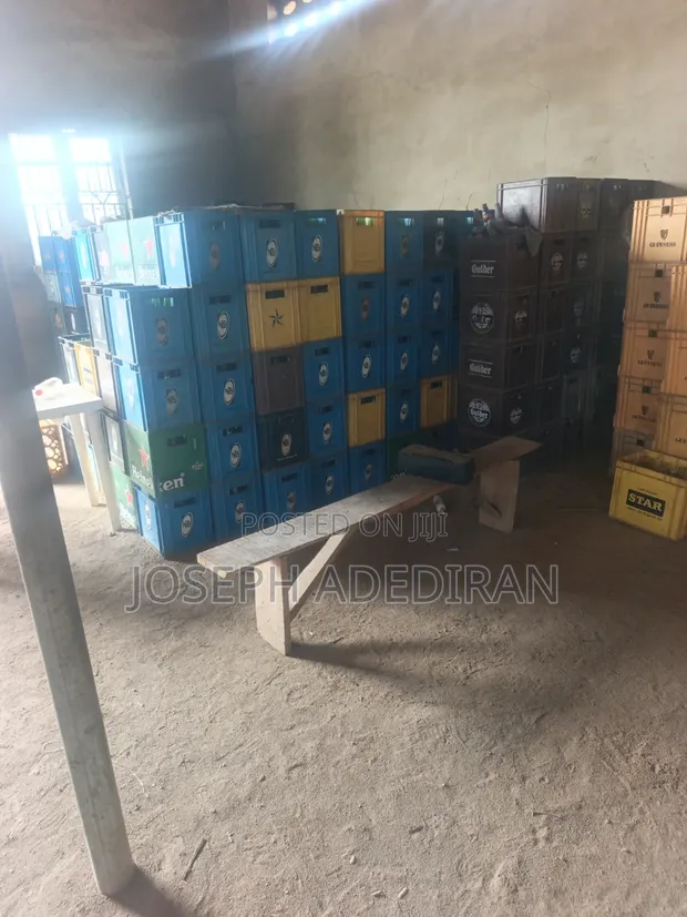 Empty Beer Crates and Bottles for Sale - 1