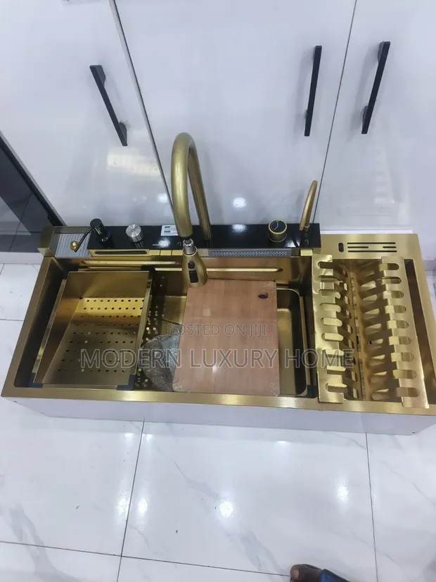 Ideal Brand Kitchen Sink - Gold - 1
