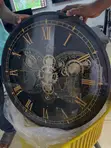 Chrono Luxe Designer Wall Clock - World Map Dial - 2