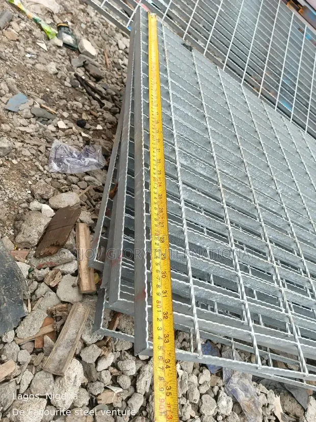 Hot-Dip Galvanized Steel Grating - 3ft x 18ft - 1
