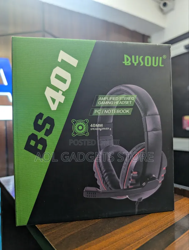 Bysould BS-401 Amplified Stereo Gaming Headset - 1