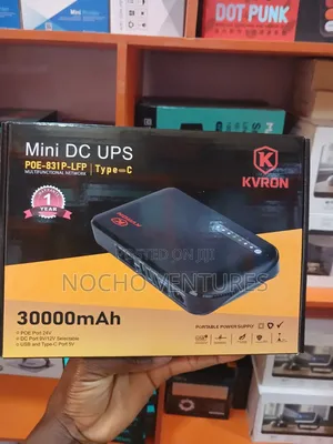 Kvron 30000mAh Mini DC UPS for Router & Modem