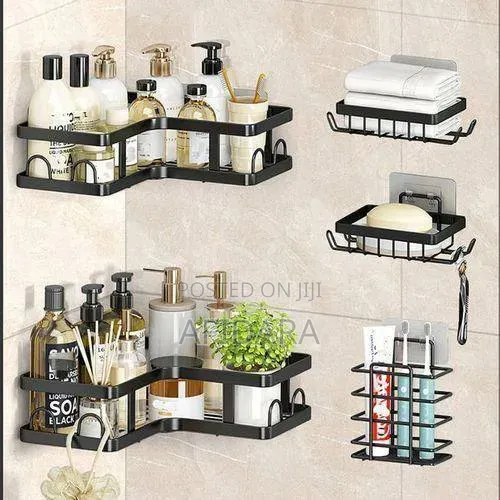 5-in-1 Bathroom Corner Shelf - 1