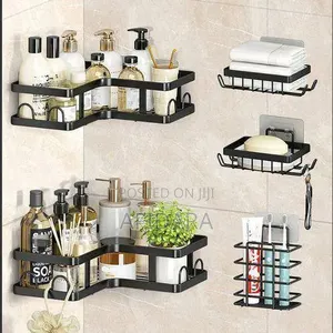 5-in-1 Bathroom Corner Shelf