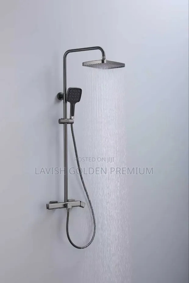 Master Square Overhead Rainfall Shower Set - 1