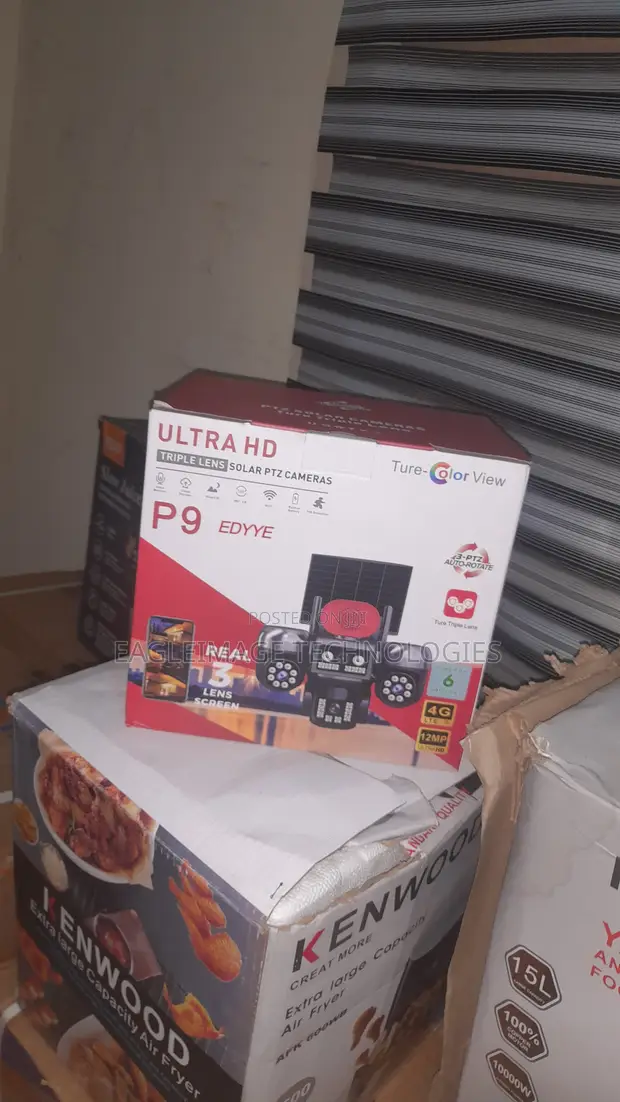 P9 Triple Camera Solar Security System - 1