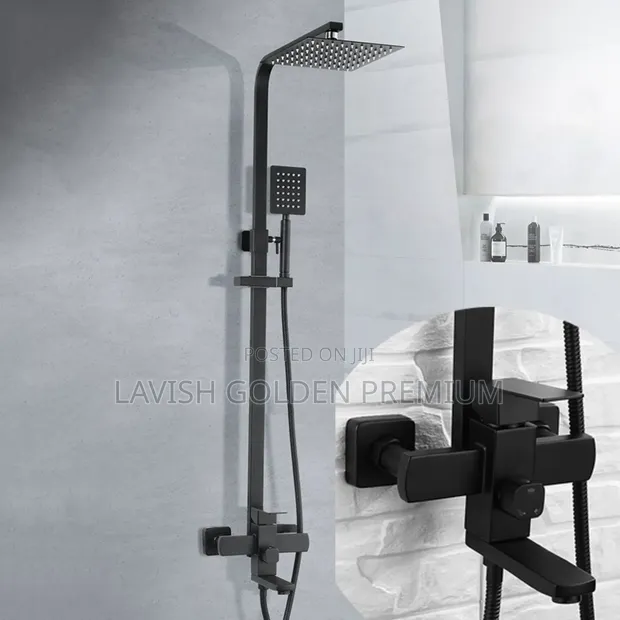 Ideal Wall-Mounted Standing Shower System with Mixer - 1
