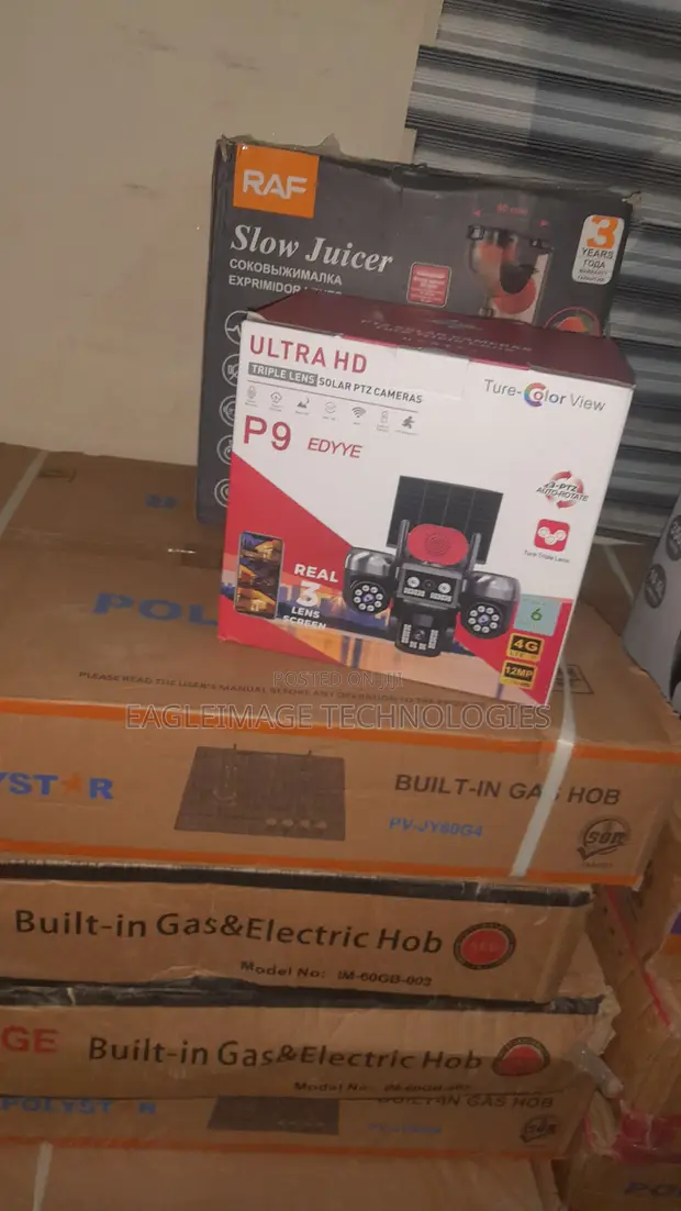 P9 Ultra HD Solar PTZ Kamara Tsaro - 1