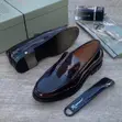 Richwanaz Premium Men's Patent Leather Loafers - 1