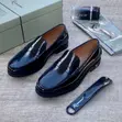Richwanaz Premium Men's Patent Leather Loafers - 3