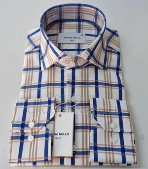 Okoli Brand Cotton Dress Shirts - Multi-Color, Long Sleeve