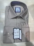 Okoli Brand Cotton Dress Shirts - Mai Launuka Daban-daban, Dogon Hannu - 4