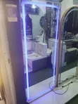 Madubi Mai Haske na LED Mai Girman 150x70cm da Tsarin Zinare - 2