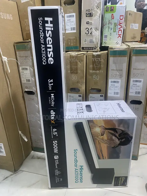 Hisense AX3100Q 6.5-Inch Wireless Soundbar - 500W - 1