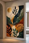 Watercolor Plant Canvas Wall Art - 1