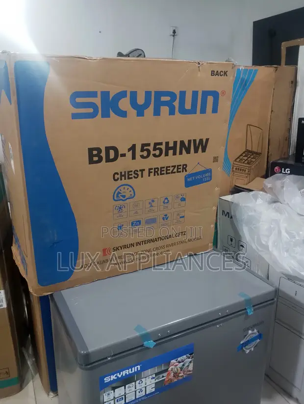 Skyrun 155L Chest Freezer - Brand New - 1