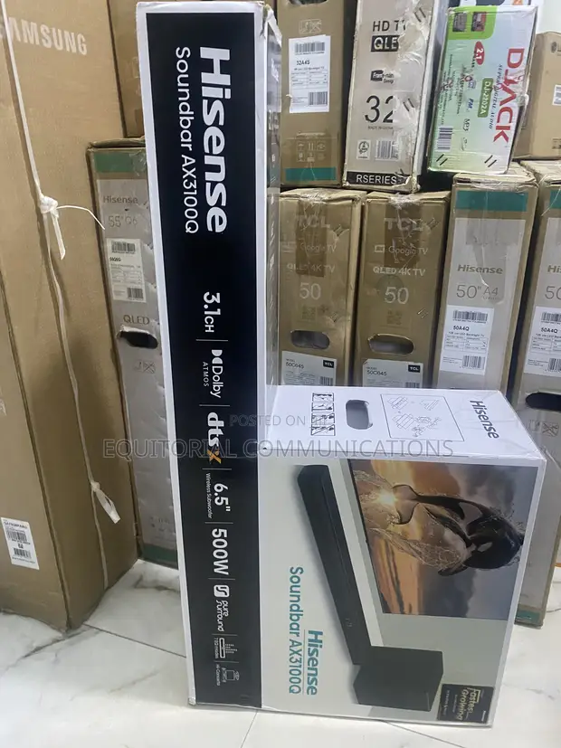 Hisense AX3100Q 500W Wireless Home Theater Soundbar - 1